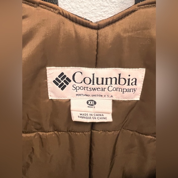 Colombia Camouflage Insulated Waterproof Hunter Bib Size XXL - Picture 10 of 11